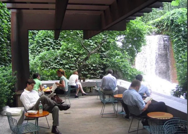 纽约佩雷公园全世界第一个即墨景观设计口袋公园