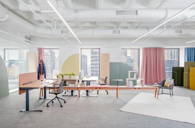 Studio Hopkins 为 Pair 即墨办公室设计的新模块化办公家具系列